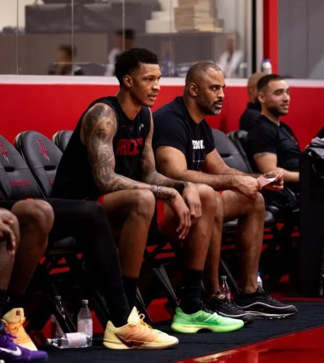 是火箭队首, 发阵容的名, 杰夫格林这 是火箭队首, 发阵容的名, 杰夫格林这